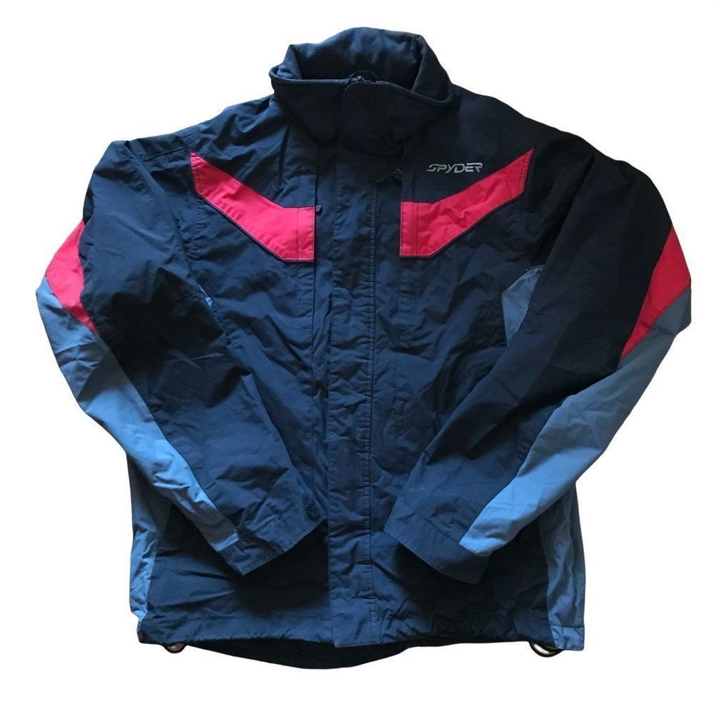 Spyder Nylon Men’s Size M Ski/Snowboard Black/Red Xscap Jacket Coat